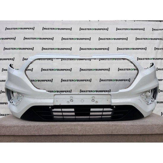 Ford Transit Custom Trend 2018-2022 Front Bumper White 4 Pdc Genuine [f513]