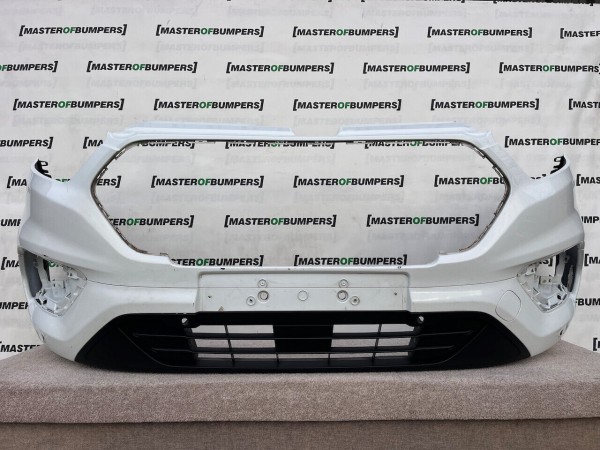 Ford Transit Custom Trend 2018-2022 Front Bumper White 4 Pdc Genuine [f513]