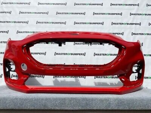 Ford Puma St Line Phev Mk3 2019-on Front Bumper In Red 4 X Pdc Genuine [f887]