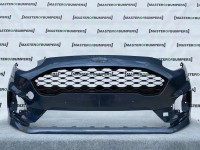 Ford Fiesta St Zetec S Mk10 2017-2020 Front Bumper In Blue Grill Genuine [f856]