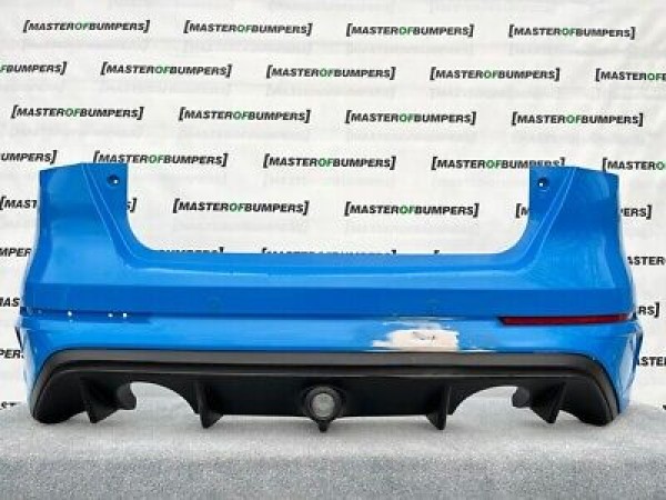 Ford Focus Rs 2016-2019 Rear Bumper In Blue 4 Pdc Genuine [f994]