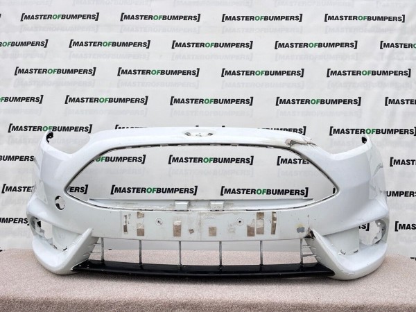 Ford Fiesta St 180 Mk6 Lift 2012-2016 Front Bumper White Genuine [f151]