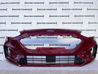 Ford Focus St Mk4 Hatchback Estate 2018-on Front Bumper Red 6 Pdc Genuine [f186]