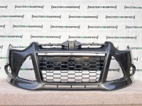 Ford Focus Zetec S Titanium S 2011-2014 Front Bumper Grey No Pdc Genuine [f371]