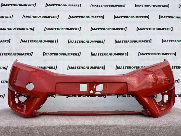 Honda Jazz Mk3 V Tec 2015-2018 Front Bumper Red 4 Pdc Genuine [g499]