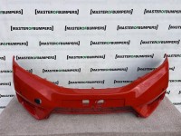 Honda Jazz Mk3 V Tec 2015-2018 Front Bumper Red 4 Pdc Genuine [g499]