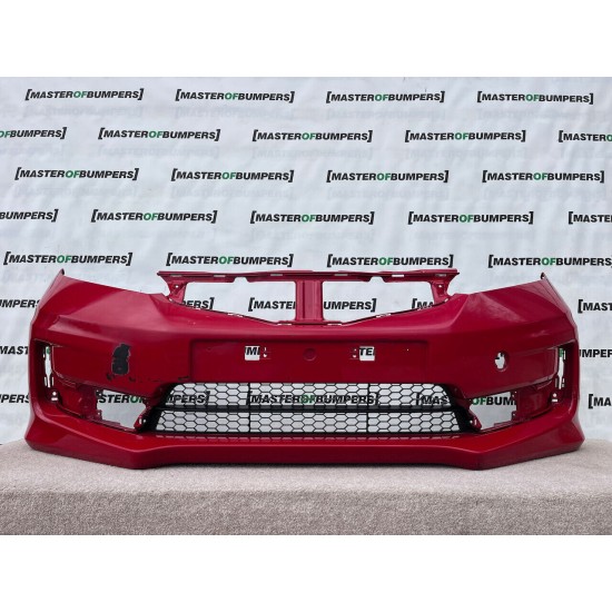 Honda Jazz Sport Mk2 Facelift 2010-2013 Front Bumper Red Genuine [g418]