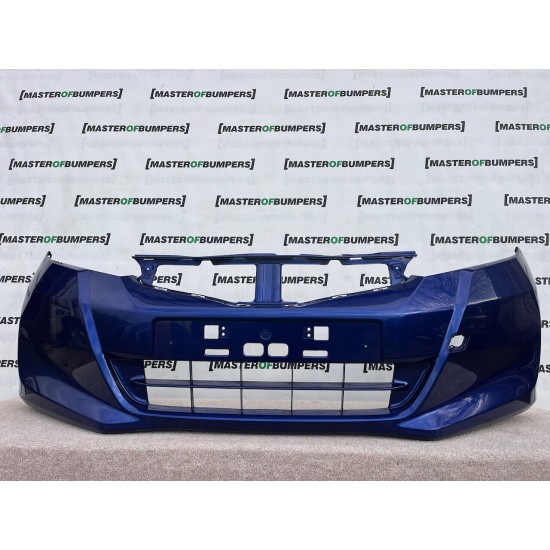 Honda Jazz Mk2 Lift 2010-2013 Front Bumper Blue No Fogs Genuine [g693]