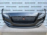 Jaguar F Pace Prestige/portfolio 2016-20 Front Bumper 6 Pdc + Jet Genuine [p905]