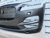 Jaguar F Pace Prestige/portfolio 2016-20 Front Bumper 6 Pdc + Jet Genuine [p905]