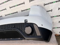 Jaguar E Pace Se Sport Suv 2018-2021 Rear Bumper White 4 Pdc Genuine [p364]