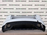 Jaguar E Pace Se Sport Suv 2018-2021 Rear Bumper White 4 Pdc Genuine [p364]