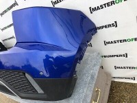 Jaguar E Pace Se 2018-on Rear Bumper In Blue With Diffuser Genuine [p222]