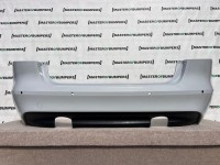 Jaguar Xe S Hse Saloon 2015-2019 Rear Bumper White 6 Pdc Genuine [p169]