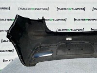 Kia Rio Hatchback Mk3 2011-2015 Rear Bumper In Black No Pdc Genuine [k242]