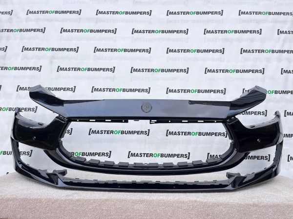 Maserati Ghibli Granlusso S 2018 - On Front Bumper Black 6 Pdc Genuine [p977]