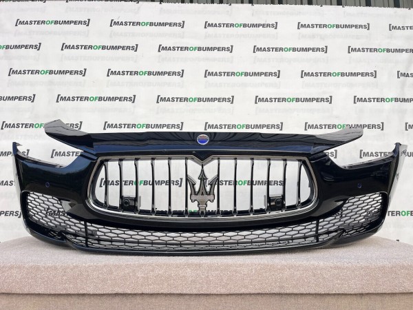 Maserati Ghibli Saloon 2014-2017 Front Bumper 6 Pdc Grille Genuine [p246]