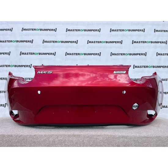 Mazda Mx5 Mk4 2015-2023 Rear Bumper 4 Pdc Genuine [g479]