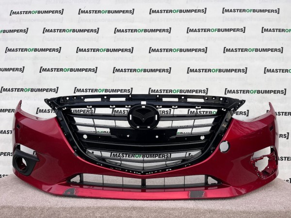 Mazda 3 Skyactiv Salon Estate 2013-2016 Front Bumper No Pdc +jets Genuine [g494]