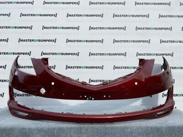 Mazda 6 Mk2 2007-2009 Front Bumper In Red Jets And Pdc Holes Genuine [g152]