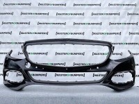 Mercedes C Class A205 Premium 2015-2018 Front Bumper Black 6 Pdc Genuine [e591]