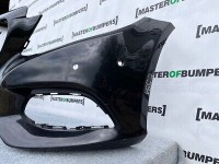 Mercedes C Class A205 Premium 2015-2018 Front Bumper Black 6 Pdc Genuine [e591]