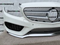 Mercedes C Class Amg Sport A205 2015-2018 Front Bumper 6 Pdc Genuine [e895]