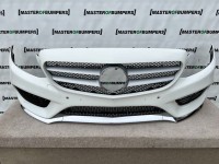 Mercedes C Class Amg Sport A205 2015-2018 Front Bumper 6 Pdc Genuine [e895]