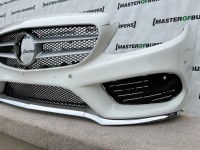 Mercedes C Class Amg Sport A205 2015-2018 Front Bumper 6 Pdc Genuine [e895]