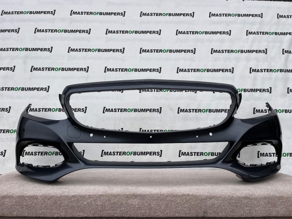 Mercedes C Class A205 Saloon Estate 2015-2018 Front Bumper 6 Pdc Genuine [e957]