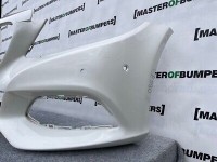 Mercedes C Class A205 Premium 2015-2018 Front Bumper White 6 Pdc Genuine [e590]