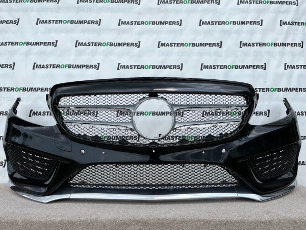 Mercedes C Class A205 Saloon Estate 2015-2018 Front Bumper 6 Pdc Genuine [e708]