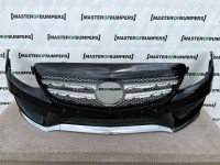 Mercedes C Class A205 Saloon Estate 2015-2018 Front Bumper 6 Pdc Genuine [e708]