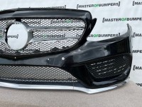 Mercedes C Class A205 Saloon Estate 2015-2018 Front Bumper 6 Pdc Genuine [e708]