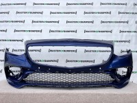 Mercedes Slk Class Slc Amg W172 2016-2020 Front Bumper Blue 6 Pdc Genuine [e785]