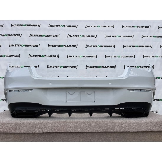 Mercedes Cla Amg Saloon Shotingbrak 118 2020-23 Rear Bumper 6 Pdc Genuine [e79]