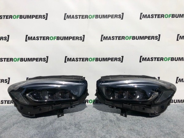 Mercedes B Class A247 Amg 2019-on Full Led Headlights Pair Drl Uk Spec Genuine