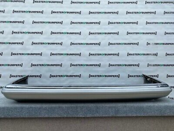 Mercedes Sec Mk1 W126 1979-1984 Rear Bumper In Silver With Chrome Trims Genuine