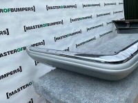 Mercedes Sec Mk1 W126 1979-1984 Rear Bumper In Silver With Chrome Trims Genuine