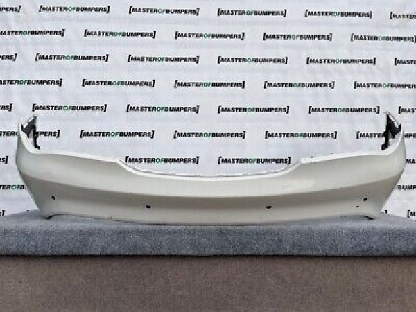 Mercedes Cla Se A117 Mk1 2013-2017 Rear Bumper White 6 Pdc Genuine [e554]