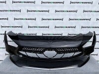 Mercedes Cla Se A118 2020-on Front Bumper Black 6 Pdc Genuine [e570]