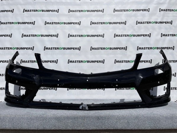 Mercedes C Class Amg A204 Face Lift 2011-2014 Front Bumper 6 Pdc Genuine [e622]