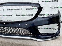 Mercedes C Class A205 Saloon Estate 2015-2018 Front Bumper 6 Pdc Genuine [e844]