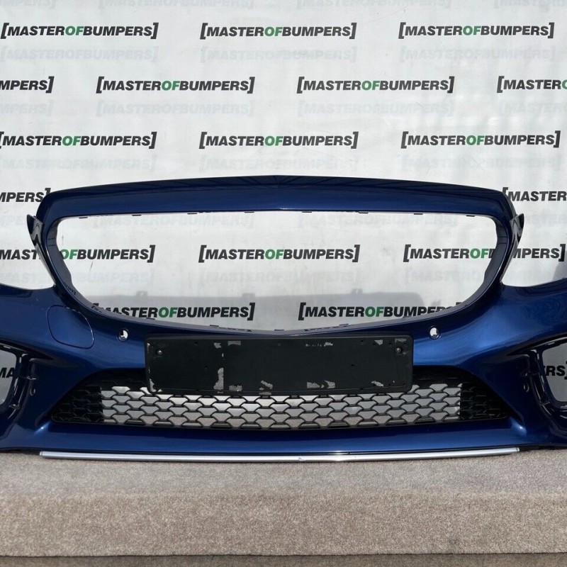 Mercedes C Class A205 Amg Facelift 2019-2022 Front Bumper 6 Pdc Genuine [e994]