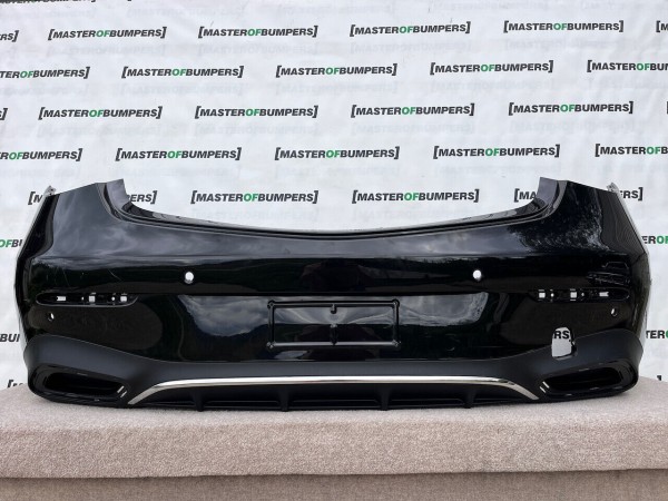 Mercedes Cle E Class Coupe 2023-on Rear Bumper Black 6 Pdc Genuine [p71]