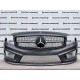 Mercedes A Class Amg Sport A176 2012-2015 Front Bumper No Pdc Genuine [e118]