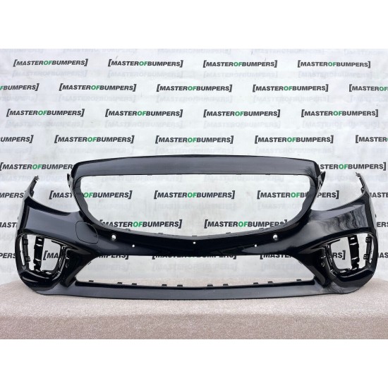 Mercedes C Class A205 Amg Sport Lift 2019-2023 Front Bumper 6 Pdc Genuine [e119]