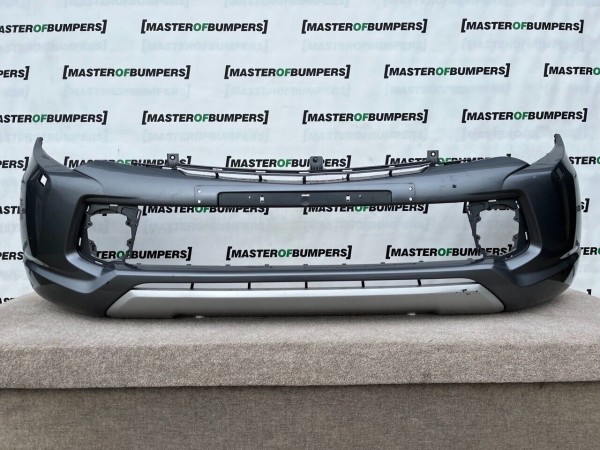 Mitsubishi L200 Barbarian Titan 16-19 Front Bumper No Pdc + Jets Genuine [m385]