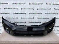 Nissan Navara Mk4 2016-2021 Front Bumper W/jets Holes Genuine [l509]