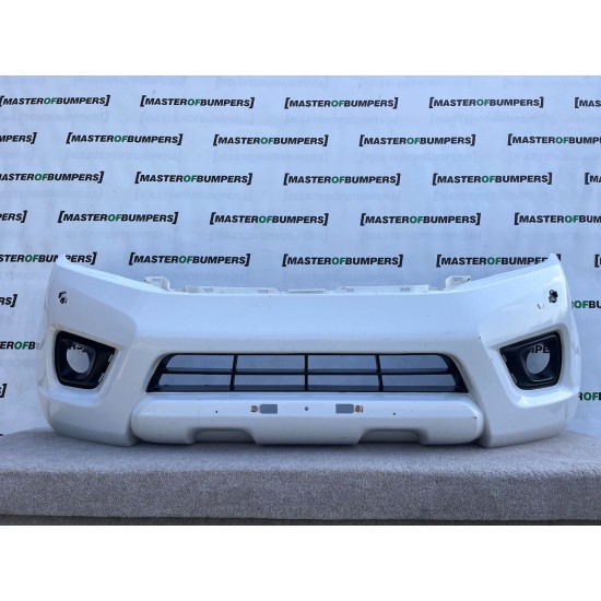 Nissan Navara Mk4 Pick Up 2016-2021 Front Bumper W/jets Holes Genuine [l540]